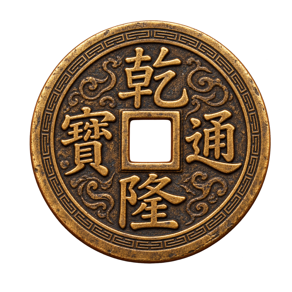 第一枚銅錢正面